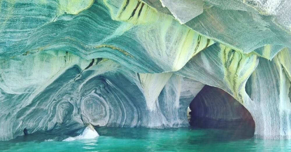 Marble caves, Chile